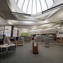 Ashton in Makerfield Library, Wigan, 1906, Architects: J. B. &amp; W. Thornley, open library