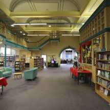Batley Library, Kirklees, 1907, Architects: Walter Hanstock &amp; Son, open library