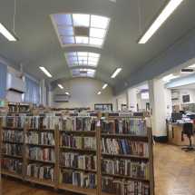Heywood Library, Rochdale, 1906, Architects: North &amp; Robin, open library