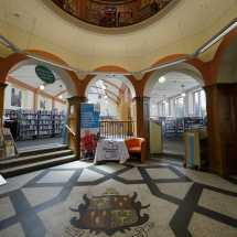 Kendal Library, Cumbria, 1909, Architect: T.F. Pennington, open library