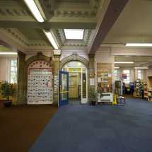 Manchester - Radcliffe library, Manchester, 1907, Architect: Henry Lord, open library