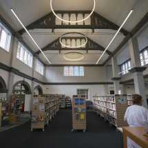 St Anne&#039;s on Sea Library, Lancashire, 1906, Architect: John Dent Harker, open library