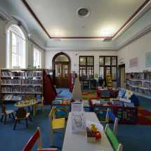 Whitehaven Library, Cumbria, 1906, Architects: Greig, Fairbairn &amp; Macniven, open library